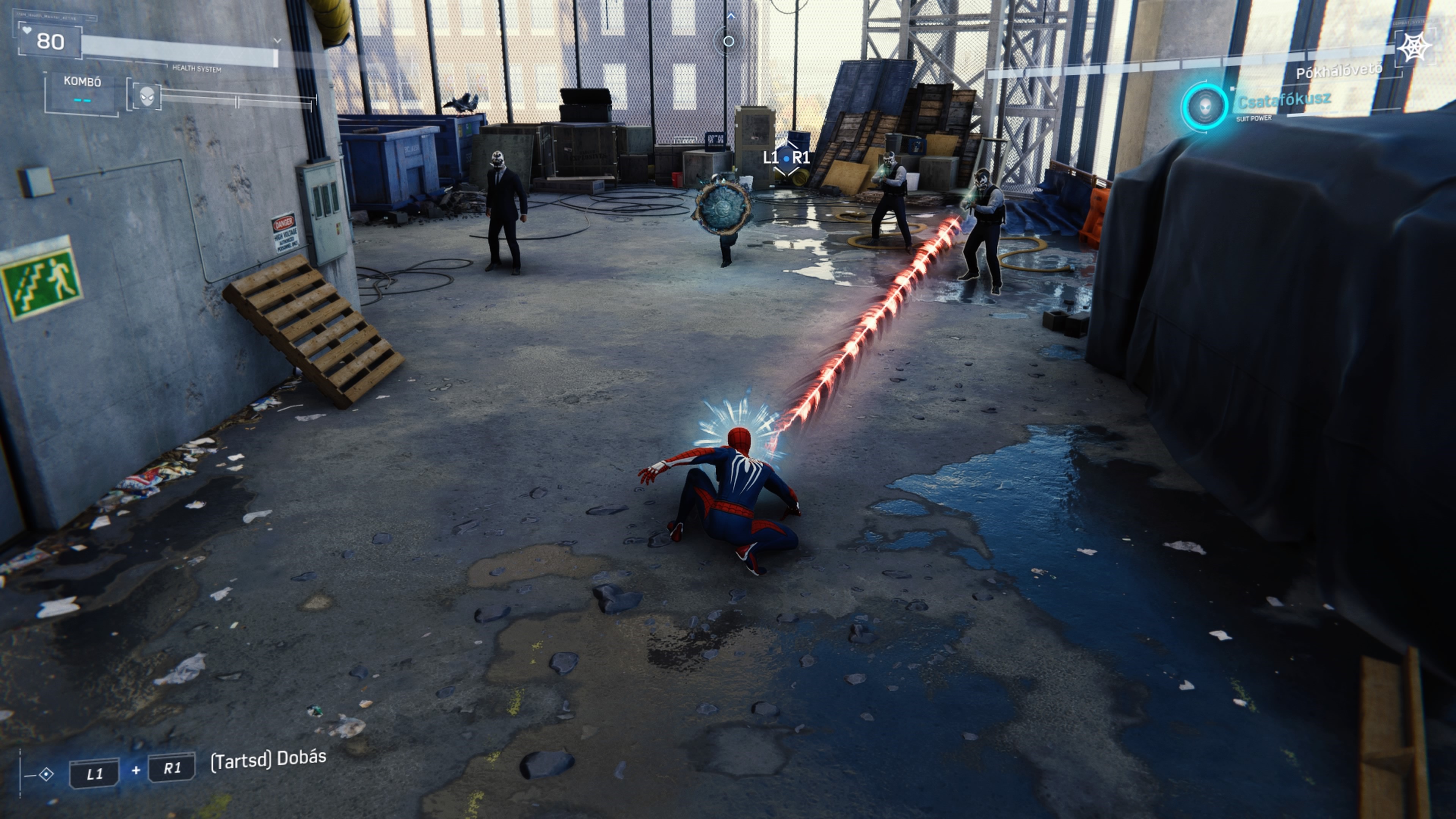 Marvel's Spider-Man jelenet a játékból