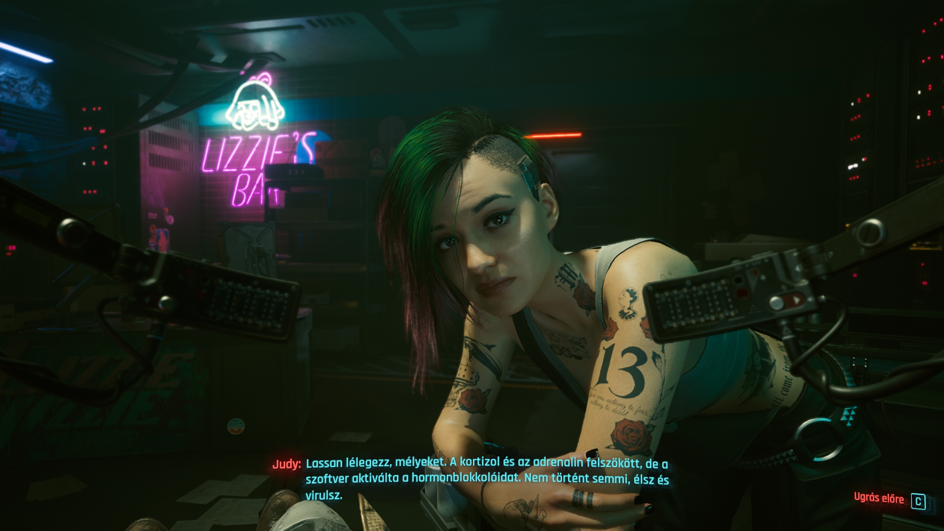 Judy a Cyberpunk 2077-ben