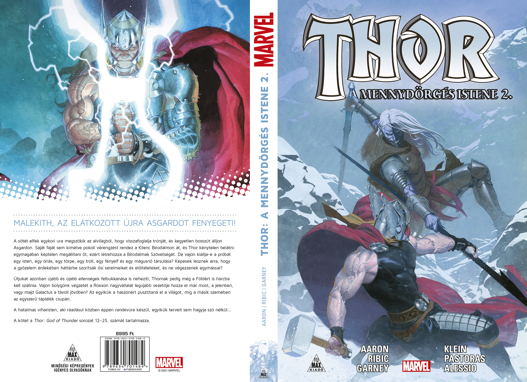 Thor a mennydörgés istene második kötete Fumax borító